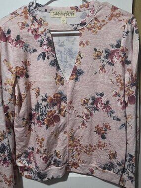 floral sweater
